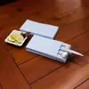 Servilletas de Papel Espesado con Tacto de Lino, Personalizables con Logo, con Agujeros para Cubiertos Plegados, Servilletas de Papel Coloridas Sin Polvo, Más Vendidas en Amazon