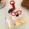 Creativo Lindo Peluche Cachorro Colgante Muñeca Niña Colgante de Muñeca Versátil Llavero de Mochila Colgante Decorativo Pequeño