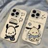 Pacha dog Apple 15 capa para celular iPhone14/13/12/11pro trigo xsmax/xr macio 8/7 furo grande