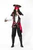 Disfraz de Pareja Pirata para Halloween Uniformes de Pirata Disfraces de Mascarada para Hombre y Mujer Disfraces de Pirata para Fiesta Caribeña de Adultos