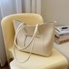 Bolso Tote de Gran Capacidad de Moda Tendencia 2026 para Mujer, Bolso de Hombro con Asa Grande Simple y Elegante