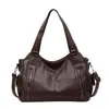 Bolso Tote Grande Simple Transfronterizo para Commuting para Mujer, Nuevo Estilo Otoñal Casual Lujo Ligero Estilo Retro Bolso de Hombro Cruzado