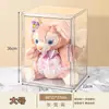 Vitrina para Muñecas Caja Transparente Caja de Almacenamiento Peluche Lina Belle Figura Acrílica Caja Sorpresa