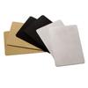 Tarjetas de Presentación de Acero Inoxidable en Blanco para Grabado Tarjetas de Presentación de Acero de Titanio Cepillado Marcado Láser Logo Personalizado de Empresa Dorado Negro