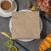 Servilleta de Papel Cuadrada Impresa para Fiesta Servilleta de Papel Especial para Fiesta Restaurante Servilleta de Papel Desechable Estampado en Caliente Servilleta de Alta Gama