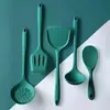 Espátula de silicone resistente ao calor de grau alimentício, colher de sopa, conjunto de 5 peças, cozinha doméstica, cozimento, frigideira antiaderente, conjunto especial de utensílios de cozinha