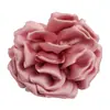 Stock directo de fábrica tela de camelia hecha a mano flores de rosa accesorios para ropa tocados broches pines flores