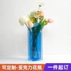 Jarrón Acrílico Colorido Moderno Lujo Ligero Hogar Arreglo Floral Hogar Simple Estilo Nórdico Sala de Estar Decoración Soporte Personalización Personalizada