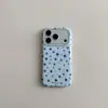 Estrellas de Lunares Estilo Coreano Adecuado para Funda de Teléfono Móvil Apple 17Promax Iphone16 Anticaída 14 Modelo Nuevo 15 Galvanizado 13