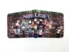 Carteira Dobrável Curta do Jogo Minecraft Steve Creeper Personalizada Criativa em Couro PU Carteira Masculina e Feminina