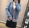 Suéter Delgado Adelgazante Abrigo para Mujer 2023 Otoño e Invierno Nuevo Estilo Coreano Holgado Moda Versátil Cardigan Tejido Jacquard
