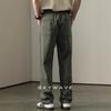 Pantalones Casuales Rectos de Lyocell Nuevos de Verano para Hombre, Corte Holgado, Talla Grande, Frescos y de Secado Rápido, Pantalones Largos Deportivos Sencillos Estilo Japonés