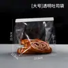 Bolsa Transparente para Pan Tostado Bolsa para Sándwich Bolsa para Bagel Europea Bolsa para Hornear Bolsa de Empaque Alambre Rizado Cierre Zip Bolsa al por Mayor