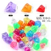 Venda direta da fábrica gelo de gema pedra pequena colorida gema infantil acrílico cristal quebrado diamante gema atacado