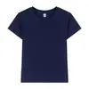 Camiseta de algodão infantil de verão infantil gola redonda manga curta estampa figura Uniforme de classe de jardim de infância escola primária unha LOGO
