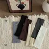 Wtk1309 Calcetines Nuevos de Invierno para Niños Bebé Color Retro Múltiples Lazos Pequeños Cubre Piernas Gruesos Cálidos