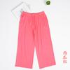 Directamente del fabricante: Pantalones de estar por casa de tres cuartos para mujer, Pantalones casuales, Pantalones de dormir de modal talla grande, Pantalones para aire acondicionado con garantía de calidad