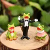 Estilo Nórdico Transfronterizo Estilo Campestre Americano Coro de Ranas Decoraciones de Animales para Jardín al Aire Libre Adornos de Estatua Festiva