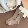 Meias Peludas Brancas para Mulheres, Meias Longas para Outono e Inverno, Forradas com Fleece, Espessadas, Quentes, Estilo Japonês, Doces, Absorventes de Suor, Meias de Cano Médio