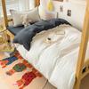 Clase a Estudiante Tres Piezas Dormitorio Escolar Tres Piezas Venta al por Mayor Dormitorio Litera Ropa de Cama Cama de Estudiante Juego de Cuatro Piezas