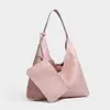 2026 Nova Bolsa de Ombro Único Trançada Sintética Feminina Casual Tote Bag Moda de Alto Padrão Estilo Old Money Bolsa de Mão