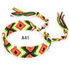 Pulseras Tejidas de Venta Caliente Europeas y Americanas, Pulseras de Amistad Arcoíris Hechas a Mano Estilo Étnico Nepalí, Joyería al por Mayor