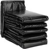 Bolsa de basura grande, de uso industrial, negra, gruesa, para hoteles, propiedades comerciales, desechable, de plástico, de gran tamaño, bolsa de basura grande.