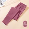 Pantalones cálidos cepillados de doble cara de terciopelo, mallas largas sin costuras para mujer, leggings gruesos forrados de forro polar, pantalones de algodón para otoño e invierno