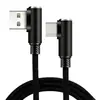 Cable de datos Tipo-C de doble cabezal, cable de tela tejida, cable para gaming, adecuado para dispositivos Apple y Android