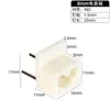 Nuevos Ganchos Adhesivos Sin Rastro Transfronterizos para Marcos de Fotos, Cajas de Medidores Eléctricos, Pinturas Decorativas, Clavos Invisibles, Clavos Reforzados de 14 mm, Clavos de Pared de ABS con Tres Colas