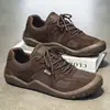 Zapatos casuales de exterior, nueva colección otoño 2026, zapatos de hombre, estilo Forrest Gump, inspirados en ropa de trabajo, malla transpirable, transfronterizo, zapatillas deportivas de suela gruesa