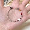 Pulseira de Contas Duobao Colorido Lótus de Prata Quebrada Feminina Nova Chinesa de Nicho Exquisita Feita à Mão Trançada Corda de Mão Novo Estilo 2024