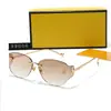 Gafas de Sol Unisex con Pantalla Curva Marca Grande Europea y Americana F Moda Sin Marco Bordes Cortados Gafas 99008