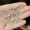 Coleção de Cristal Branco Natural, Contas de Abóbora, Contas de Flor de Maracujá, Acessórios Artesanais, Pulseiras DIY Feitas à Mão, Joias da Moda