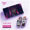 Switch Oled Chainsaw Man Capa Protetora Rígida com Padrão Pintado Tipo Dividido Capa Rígida de PC
