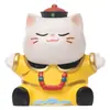 Figura Decorativa de Resina de Emperador Creativo Linda Decoración de Oficina Coche Escritorio Pequeño Adorno Regalo de Emperador Gato