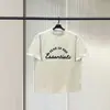 Camiseta de Manga Corta para Hombre Essentials Estilo Urbano de Moda Pareja Americana Holgada Casual Verano Niebla Algodón Pesado para Hombre