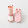Zapatos y Calcetines para Bebé, Zapatos de Piso para Recién Nacido, Zapatos para Antes de Caminar, Zapatos para Niños Pequeños, Zapatos Suaves Antideslizantes de Tubo Medio de Dibujos Animados para Bebé para Niños