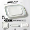 Platos de Melamina para Restaurantes, Hot Pot, Platos Rectangulares para Barbacoa, Platos Comerciales de Imitación Porcelana para Sushi