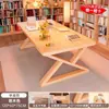 Escritorio de Computadora Doble para el Hogar con Patas de Madera Maciza Mesa de Estudio para Llevar a la Sala de Estar Escritorio Simple Grande Largo Banco de Trabajo Escritorio de Oficina