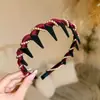 Nova Faixa de Cabelo de Veludo com Contas Onduladas Coroa Alta Antiderrapante Dentada Faixa para Lavar o Rosto Grampo de Cabelo Elástico de Cabelo Acessório de Cabelo Venda por Atacado