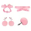 Accesorios eróticos SM, set de bondage de bola de pelo y cinta, para coqueteo, restricción y juego de roles, disfraz de sirvienta, productos para adultos, venta al por mayor de fábrica