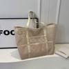 Bolsa de Palha Feminina 2024 Nova Ins Capacidade Super Grande Bolsa de Ombro Bolsa Tote Bolsa de Mão Simples Férias na Praia