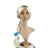 Peluca de trenza única de Aisha Cubierta para la cabeza de Aisha Anna Trenza grande de hielo y nieve Accesorios para el cabello de disfraz de fantasía Accesorios para bola