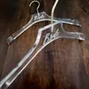 Percha Popular Transparente de Acrílico para Vestido de Novia Transfronteriza Percha para Vestido de Novia de Novia con Gancho Dorado Percha Antideslizante Sin Marcas