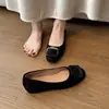 Zapatos versátiles para el día a día, sin cordones, de un solo paso, hebilla cuadrada, suela blanda, zapatos para conducir, a la moda, elegantes, primavera verano 2026, de corte bajo, zapatos de un solo color, elevador de talón oculto