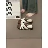 Sandalias Antideslizantes de Tacón de Cuña con Falda, Pantuflas de Perlas Cruzadas Estilo Hada para Mujer, Nuevo Estilo de Verano para Uso en Exteriores 2026