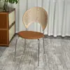 Silla de comedor nórdica, silla de café para el hogar de madera maciza con respaldo, mesa y silla de comedor vintage, silla de caparazón simple para discusiones, venta al por mayor