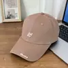 Nueva Gorra de Béisbol de Moda con Bordado de Letras de Marca y Visera Dura para Mujer, Estilo Coreano Casual de Moda Versátil Protector Solar para Hombre, Protección Solar