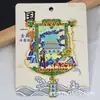 Imanes de Nevera Metálicos de la Ciudad Cultural y Creativa de Jilin, Regalos Turísticos Populares de Changchun, Yanji, Montaña Changbai y Shenyang, Disponibles para Dropshipping